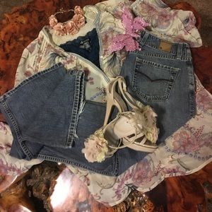 BKE VINTAGE denim 27 x 35 1/2 Harbor ex-long.